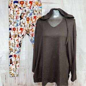 LuLaRoe 3XL Eliza with TC2 Leggings